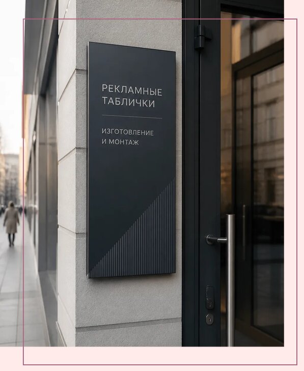Рекламные таблички в Мелеузе по цене от 4603 р. | Аванза-Млз