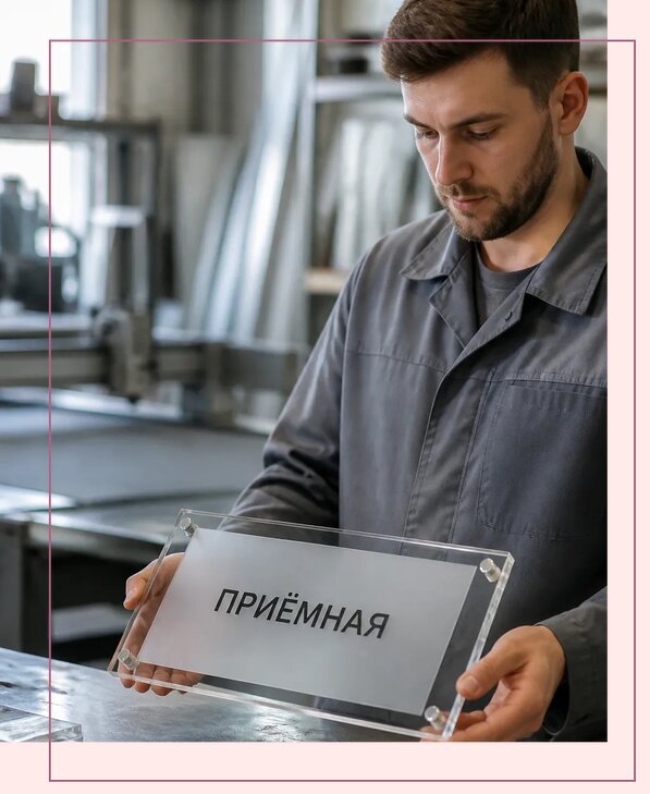 Таблички из оргстекла на заказ в Мелеузе от 3989 р. | Аванза-Млз