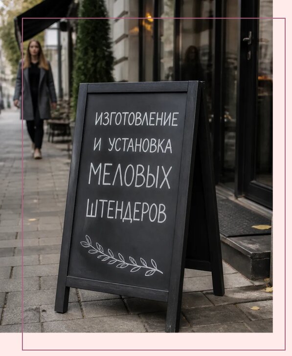 Меловые штендеры в Мелеузе по цене от 6649 р. | Аванза-Млз